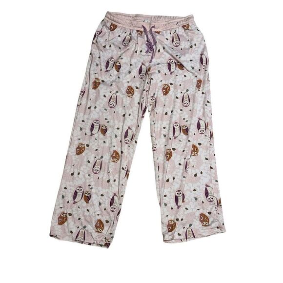 BEAUTIFUL WOMEN Echo Sleepwear "Owls" PJ Bottoms - size XL GOOD CONDITION - Picture 1 of 6